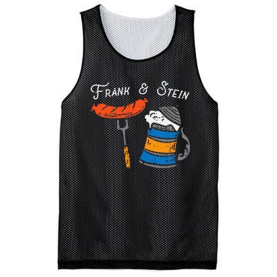 Frank And Stein Funny German Bavarian Oktoberfest Mesh Reversible Basketball Jersey Tank