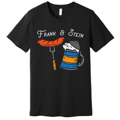 Frank And Stein Funny German Bavarian Oktoberfest Premium T-Shirt