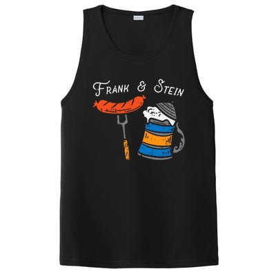 Frank And Stein Funny German Bavarian Oktoberfest PosiCharge Competitor Tank