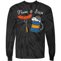 Frank And Stein Funny German Bavarian Oktoberfest Tie-Dye Long Sleeve Shirt