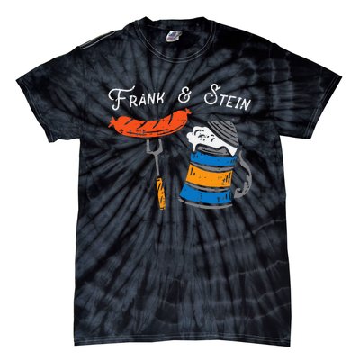 Frank And Stein Funny German Bavarian Oktoberfest Tie-Dye T-Shirt