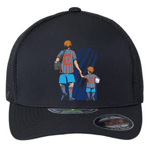 Father And Son Soccer Fans Flexfit Unipanel Trucker Cap