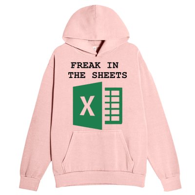 Funny Accountant Spreadsheet Freak In The Sheets Urban Pullover Hoodie