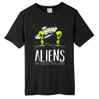 Funny Aliens Space Planets Stars Science Fans Lover Tall Fusion ChromaSoft Performance T-Shirt