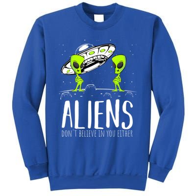 Funny Aliens Space Planets Stars Science Fans Lover Sweatshirt