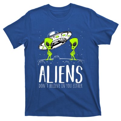 Funny Aliens Space Planets Stars Science Fans Lover T-Shirt