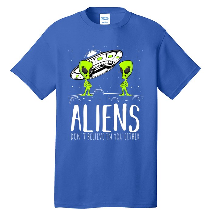 Funny Aliens Space Planets Stars Science Fans Lover Tall T-Shirt