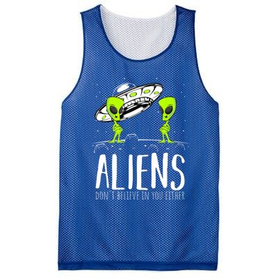 Funny Aliens Space Planets Stars Science Fans Lover Mesh Reversible Basketball Jersey Tank