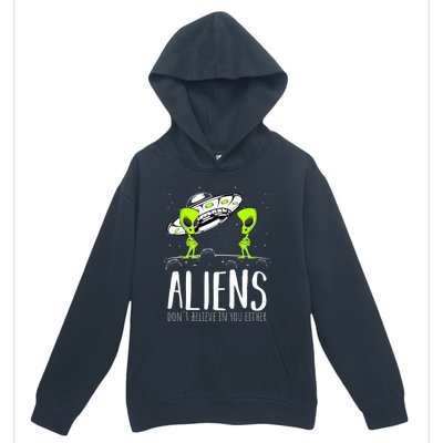 Funny Aliens Space Planets Stars Science Fans Lover Urban Pullover Hoodie