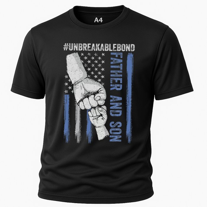 Father and Son Unbreakable Bond Father Day Gifts Cooling Performance Crew T-Shirt