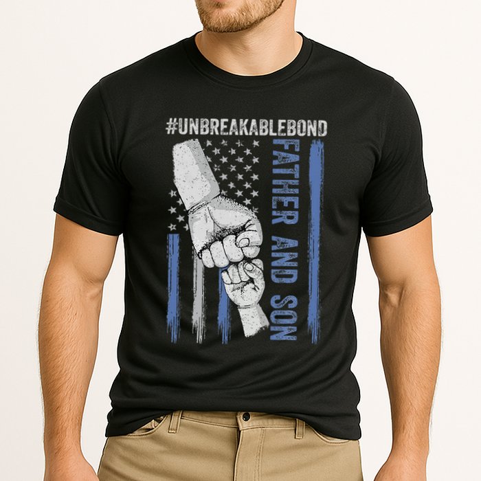 Father and Son Unbreakable Bond Father Day Gifts Cooling Performance Crew T-Shirt