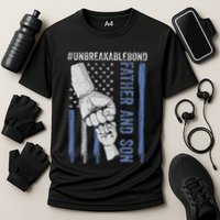 Father and Son Unbreakable Bond Father Day Gifts Cooling Performance Crew T-Shirt
