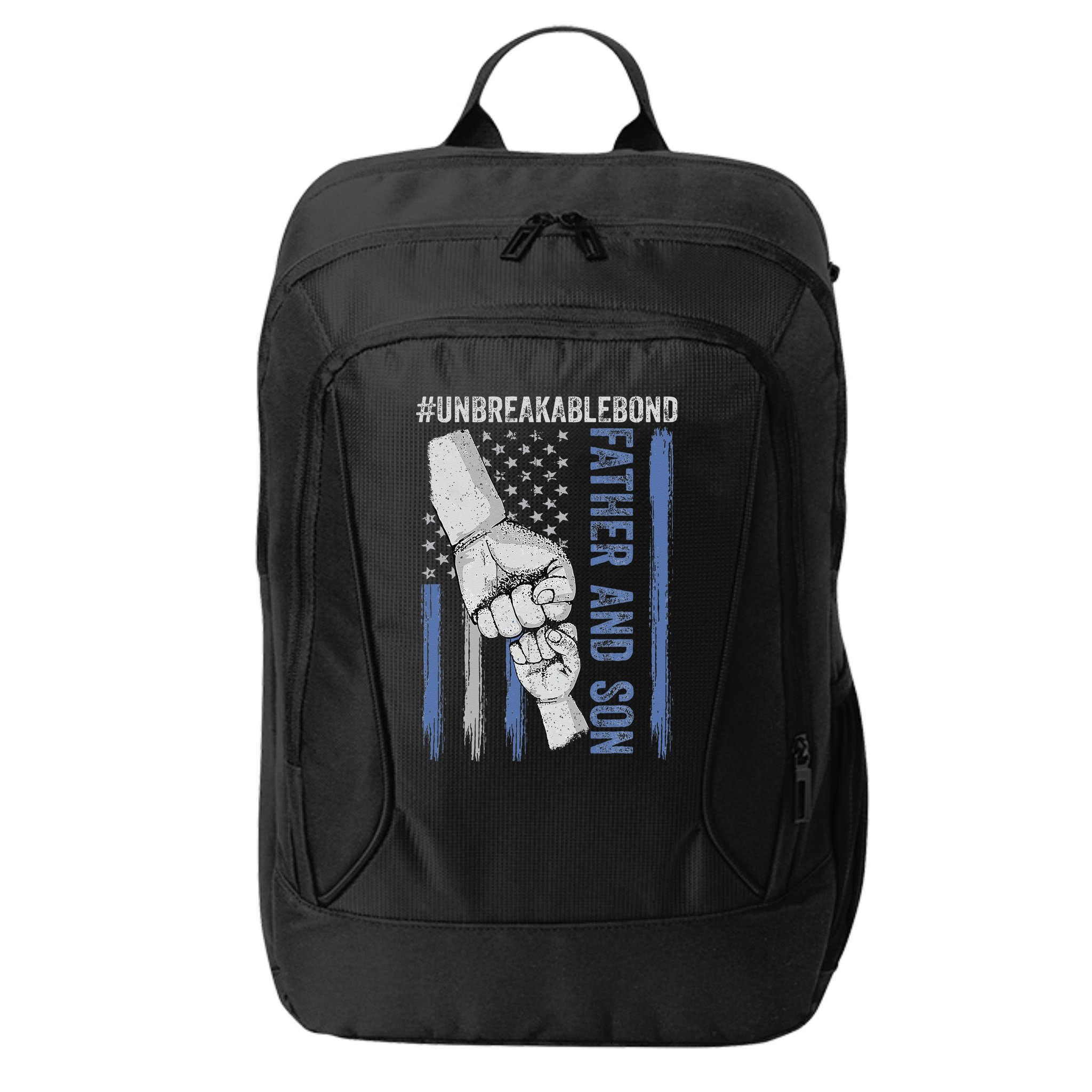 Father and Son Unbreakable Bond Father Day Gifts City Backpack