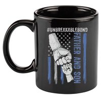 Father and Son Unbreakable Bond Father Day Gifts 11oz C Handle Ceramic Mug