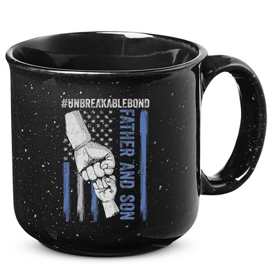 Father and Son Unbreakable Bond Father Day Gifts 15oz Campfire Ceramic Mug