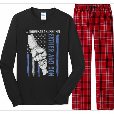 Father and Son Unbreakable Bond Father Day Gifts Long Sleeve Pajama Set