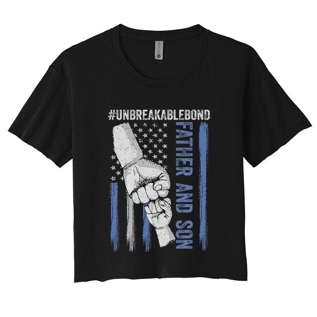 Father and Son Unbreakable Bond Father Day Gifts Crop Top