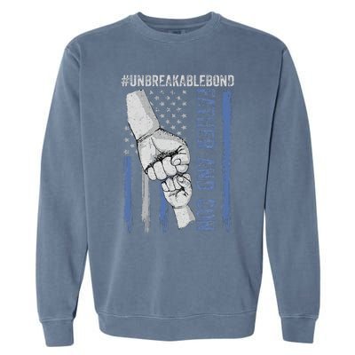 Father and Son Unbreakable Bond Father Day Gifts Garment-Dyed Sweatshirt