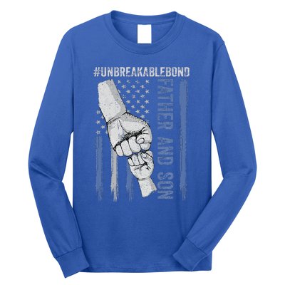 Father and Son Unbreakable Bond Father Day Gifts Long Sleeve Shirt