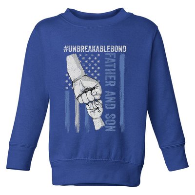 Father and Son Unbreakable Bond Father Day Gifts Toddler Sweatshirt
