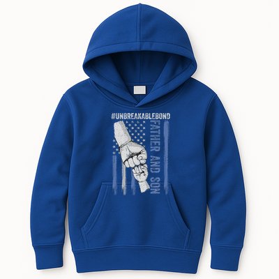 Father and Son Unbreakable Bond Father Day Gifts Kids Hoodie