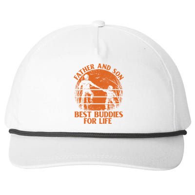 Father And Son Best Buddies For Life Gift Snapback Five-Panel Rope Hat