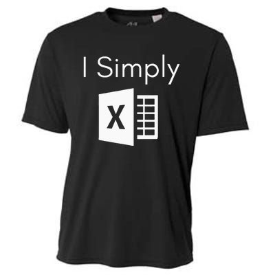 Funny Accountant Spreadsheet I Simply Excel Green Cooling Performance Crew T-Shirt