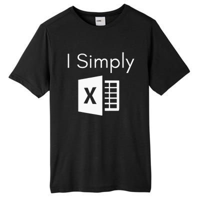 Funny Accountant Spreadsheet I Simply Excel Green Tall Fusion ChromaSoft Performance T-Shirt