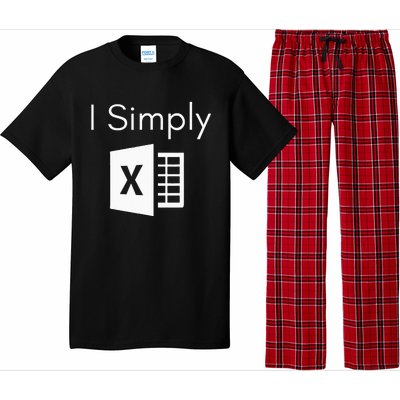 Funny Accountant Spreadsheet I Simply Excel Green Pajama Set