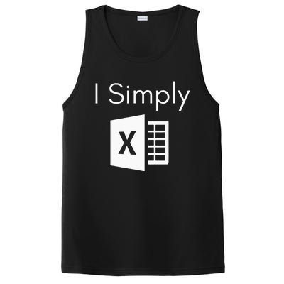 Funny Accountant Spreadsheet I Simply Excel Green PosiCharge Competitor Tank