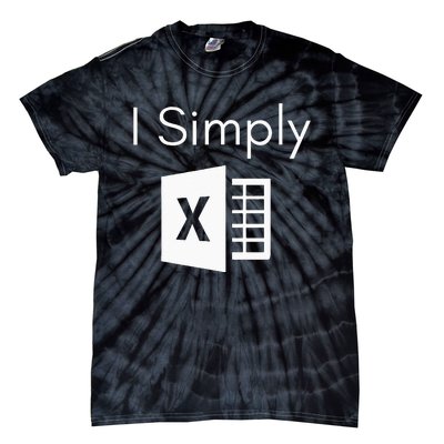 Funny Accountant Spreadsheet I Simply Excel Green Tie-Dye T-Shirt