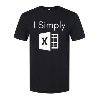 Funny Accountant Spreadsheet I Simply Excel Green Softstyle® CVC T-Shirt