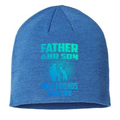 Father And Son Best Friends For Life Fishing Fathers Day Cool Gift Sustainable Beanie