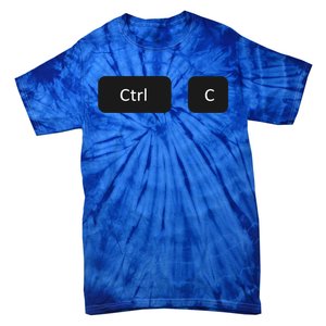 Father And Son Copy Paste Ctrl+c Ctrl+v Gift Tie-Dye T-Shirt