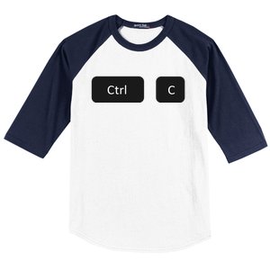 Father And Son Copy Paste Ctrl+c Ctrl+v Gift Baseball Sleeve Shirt