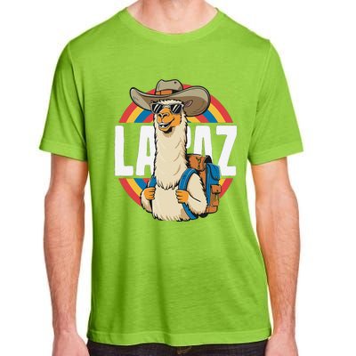 Funny Alpaca South America Traveler Bolivia La Paz Adult ChromaSoft Performance T-Shirt