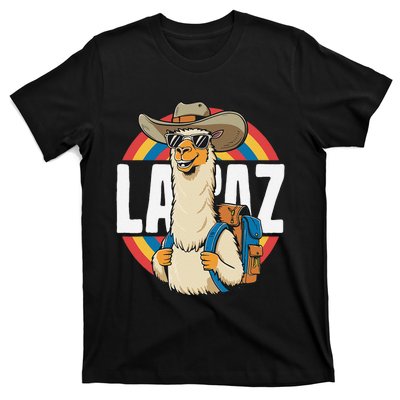 Funny Alpaca South America Traveler Bolivia La Paz T-Shirt