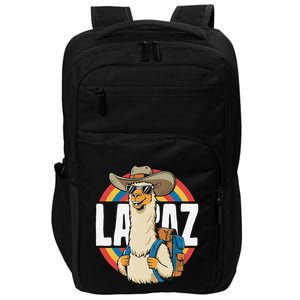 Funny Alpaca South America Traveler Bolivia La Paz Impact Tech Backpack