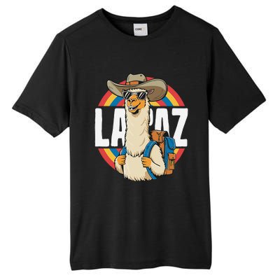 Funny Alpaca South America Traveler Bolivia La Paz Tall Fusion ChromaSoft Performance T-Shirt