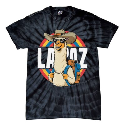 Funny Alpaca South America Traveler Bolivia La Paz Tie-Dye T-Shirt