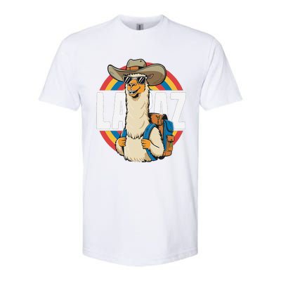 Funny Alpaca South America Traveler Bolivia La Paz Softstyle CVC T-Shirt