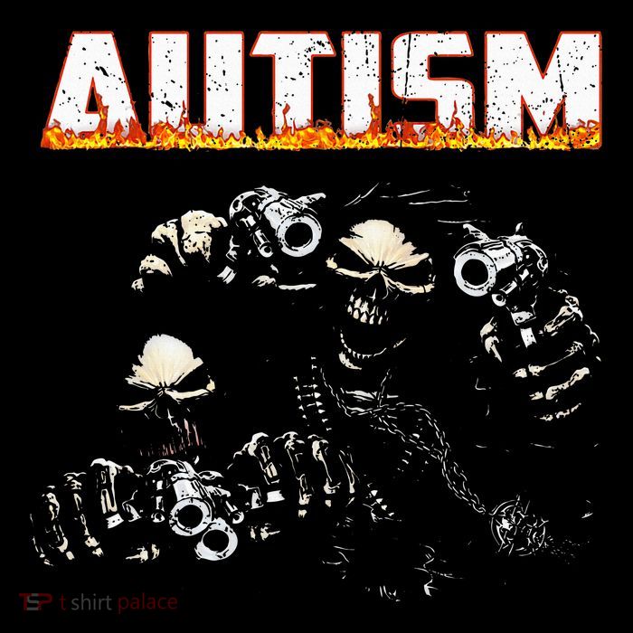 Funny Autism Skeleton Meme Halloween Costume Spooky Season Tall T-Shirt