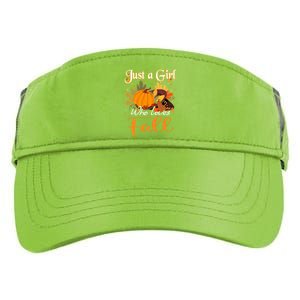 Fall Autumn Season Just A Who Loves Fall Gift Adult Drive Performance Visor