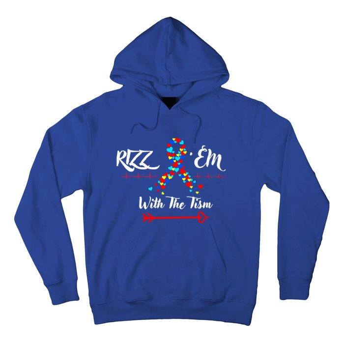 Funny Autism Saying Rizz Em With The Tism Gift Hoodie