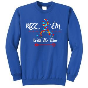 Funny Autism Saying Rizz Em With The Tism Gift Sweatshirt