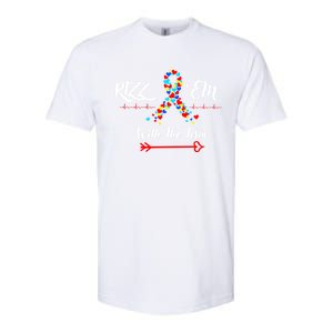 Funny Autism Saying Rizz Em With The Tism Gift Softstyle CVC T-Shirt