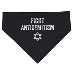 Fight Antisemitism Stop The Hate Jewish Pride USA-Made Doggie Bandana