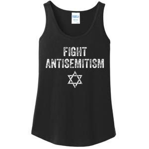 Fight Antisemitism Stop The Hate Jewish Pride Ladies Essential Tank