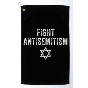 Fight Antisemitism Stop The Hate Jewish Pride Platinum Collection Golf Towel