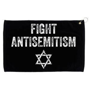 Fight Antisemitism Stop The Hate Jewish Pride Grommeted Golf Towel